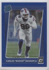2021 Donruss Optic Rated Rookie Blue Prizm 161/179 Carlos Basham Jr Boogie 10qe