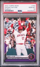 Shohei Ohtani 2022 Topps Now #147 Purple Parallel 17/25 PSA 10 Limited 25 Copies