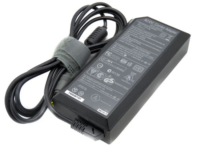 IBM Lenovo ThinkPad 90W AC/DC Combo Power Adapter 40Y7656 With Power Cable