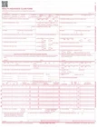 NEW CMS 1500 HCFA Health Insurance Claim Forms (Version 02/12) 500 Forms