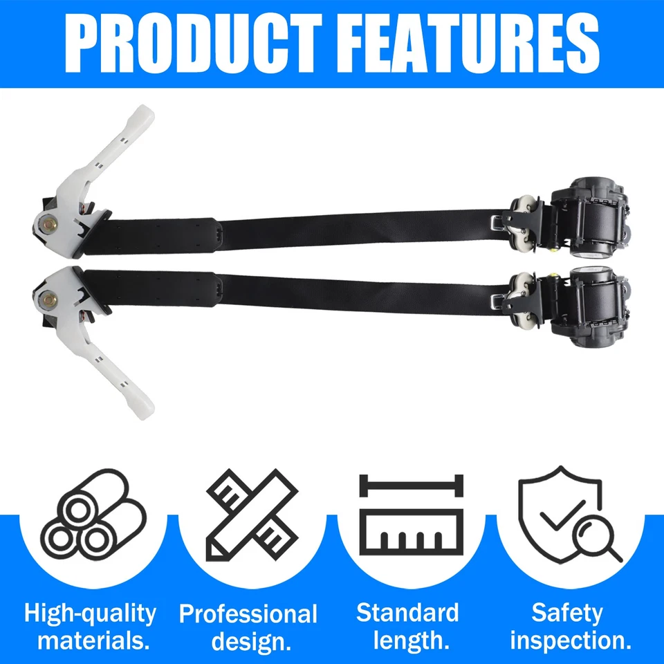 Front Right & Left SeatBelt Lap & Shoulder Belt for 2019-21 Nissan Altima US - Image 4 of 4