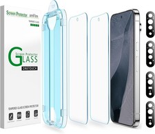 [2+4 PCS] Screen Protector & Camera Lens Protector for Google Pixel 11 Pro 6.3 I