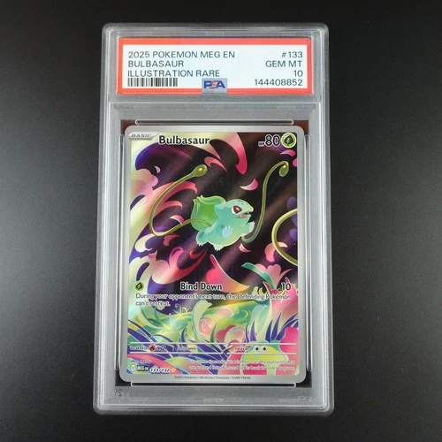 PSA 10 Bulbasaur 133/132 Pokemon Mega Evolutions Graded Card