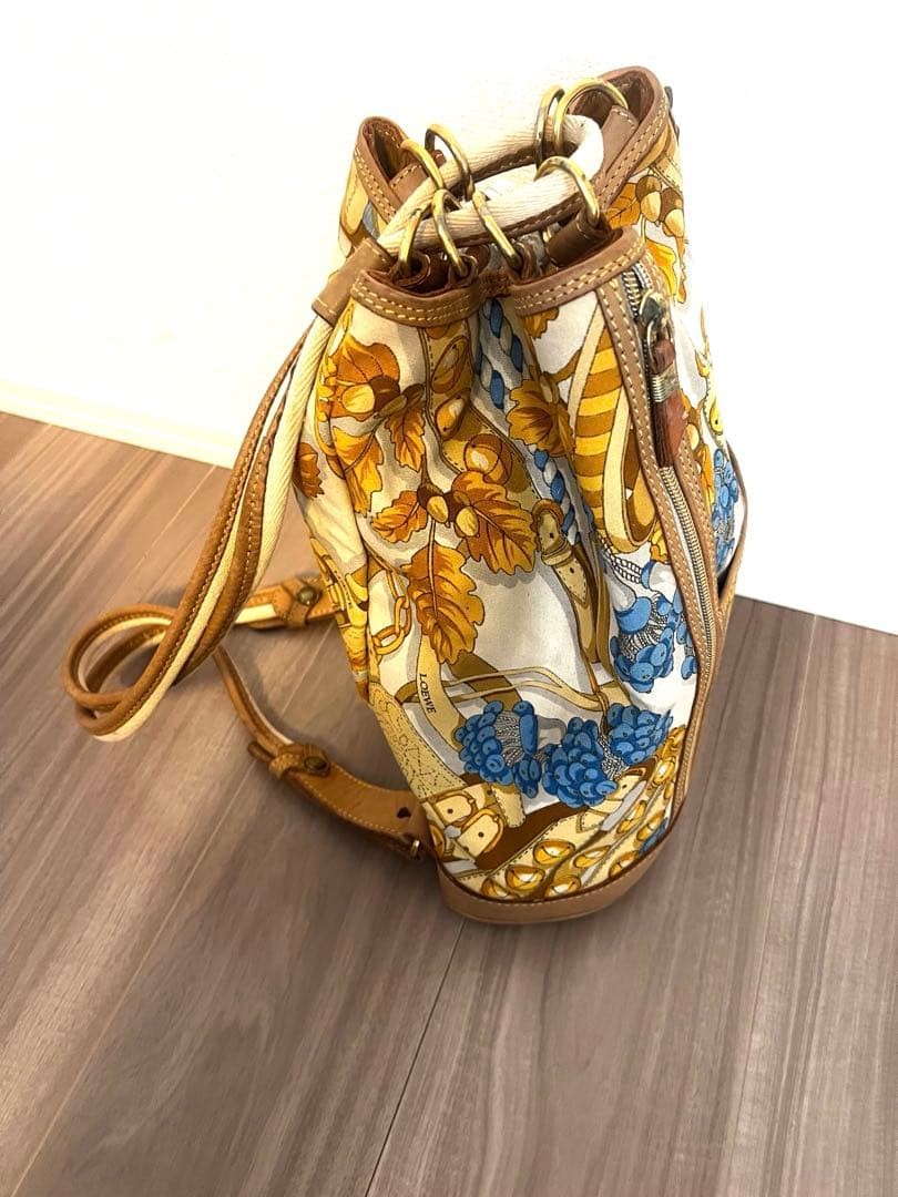 LOEWE Drawstring Backpack Botanical Pattern - image 4