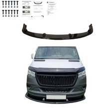 Frontsplitter passend f&uuml;r MERCEDES Sprinter W907 2018+ mit ABE T&Uuml;V Glanzschwarz
