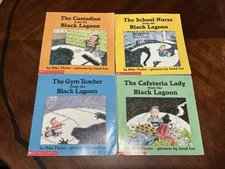 Lot of 4 Black Lagoon Books by Mike Thaler pictures by Jared Lee Scholastic Inc.