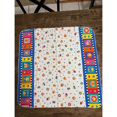 Vintage fisher price 1999 baby receiving blanket