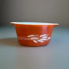 Vintage Pyrex Autumn Harvest Wheat 473-B 1 Liter Casserole Dish NO LID