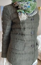 HERNO - BLAZER -  Daunen Jacke - Oliv Grün - 36/38 ital. 42 - super Design EDEL!