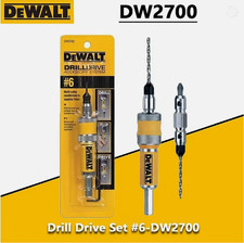 DRILL DRIVE SET DW2700 #6 Drill Flip Drive Complete Unit 6-mm Countersink Wood
