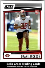 2022 Panini Score Drake Jackson #316 San Francisco 49ers Rookie NFL Football
