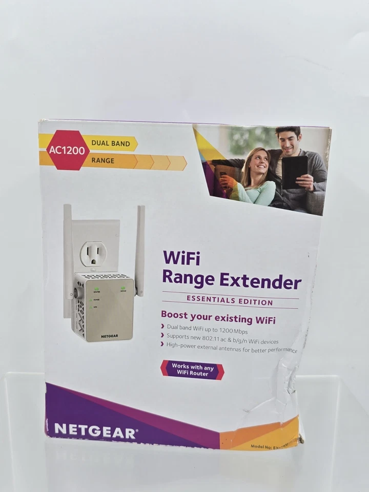NETGEAR EX6120 AC1200 WiFi Range Extender - TESTED - Image 2 of 4