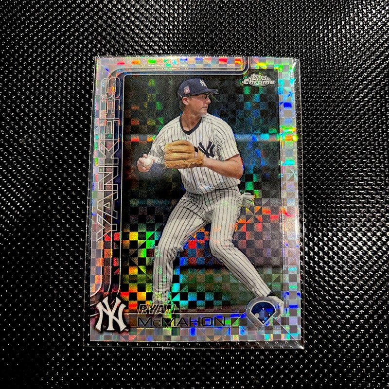 2025 Topps Chrome Update Ryan McMahon #USC66 X-Fractor New York Yankees 🚨