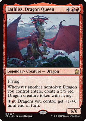 Lathliss, Dragon Queen Magic: The Gathering Foundations 627