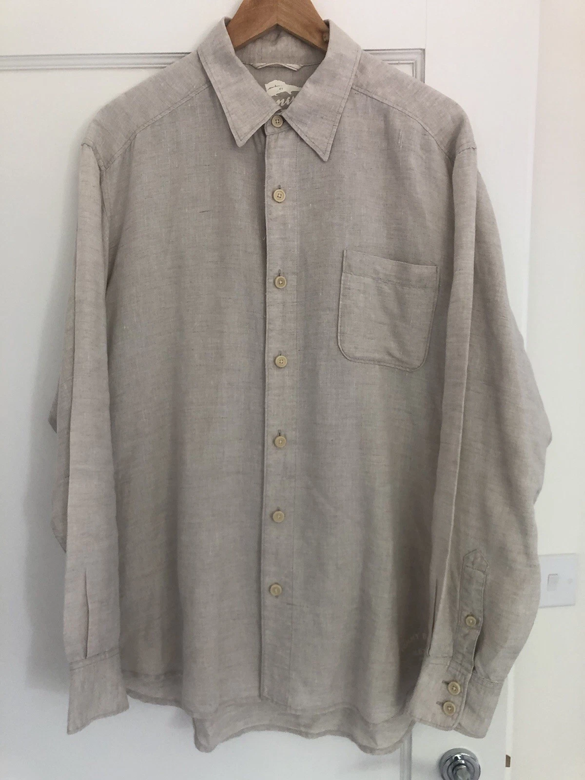Men’s Tommy Bahama Relax Linen Shirt Long Sleeve Size Large Beige
Opens in a new window or tab