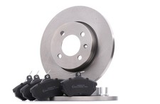 RIDEX Bremsenset Vorne Bremsscheiben Beläge für VW GOLF III (1H1) PASSAT