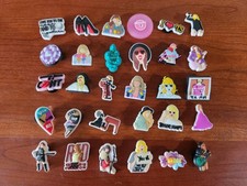 New LOT OF 30 Taylor Swift Shoe Charms Swifty's
