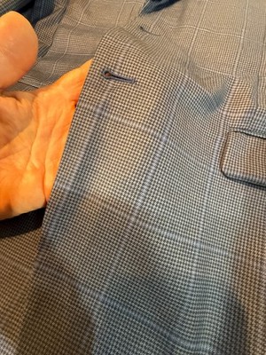 NEW No Tags BROOKS BROS MENS 42L SPORT JACKET Madison 1818 GREY HOUNDSTOOTH Wool