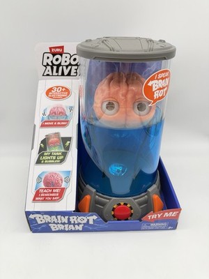 Robo Alive Brain Rot Brian Light Up Figure [30+ Interactive Electronic Features]