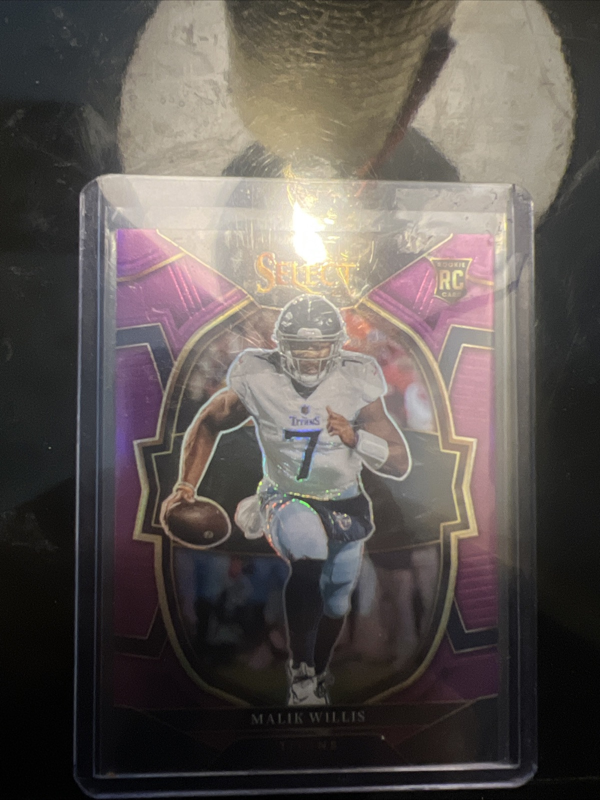 MALIK WILLIS 2022-23 Panini Select Concourse Purple Prizm RC /75 TITANS