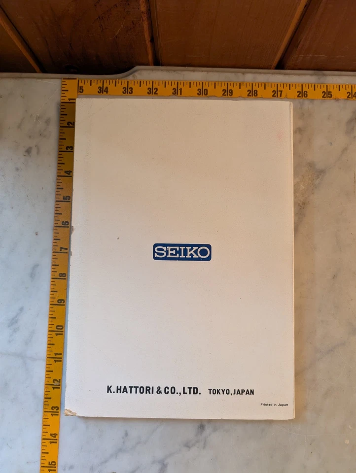 Reloj Seiko 1972 Piezas Intercambiabilidad Lista Libro Plus Catálogo Suplemento Foto 2 de 4
