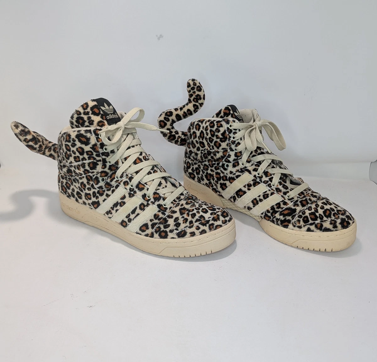  Jeremy Scott ヒョウ柄スニーカー US5.5 Preços baixos em adidas Jeremy Scott Leopard Tail Sandstorm | eBay