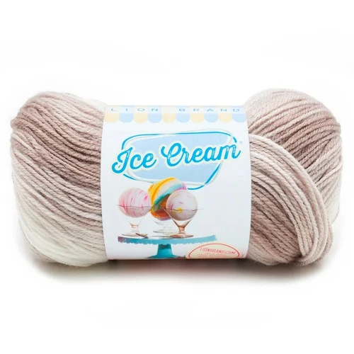 LION BRAND Ice Cream yarn - 3 Skeins - product listing photo