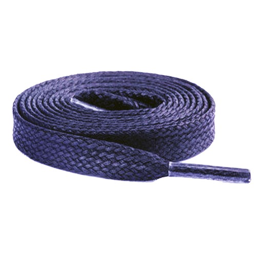 Cordones de zapatos de color marino redondos planos encerados rizados elásticos bota de entrenador cordones - Imagen 18 de 44