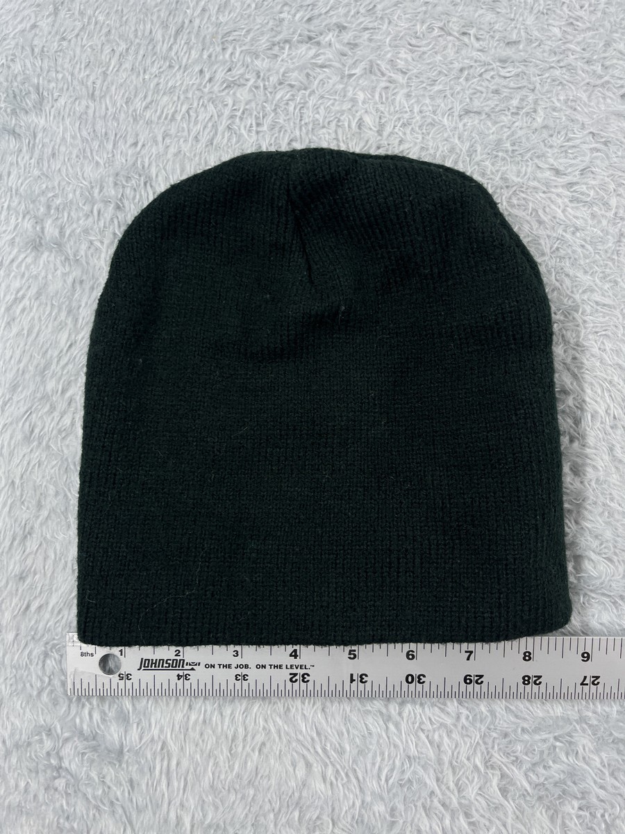 Port Company Beanie Toque Adult One Size Black Knit 100% Acrylic