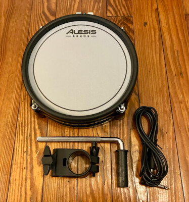 Red Alesis 8'' Mesh Drum Pad (Used) w/Clamp & Cable (Dual Zone) Tom Nitro Pro
