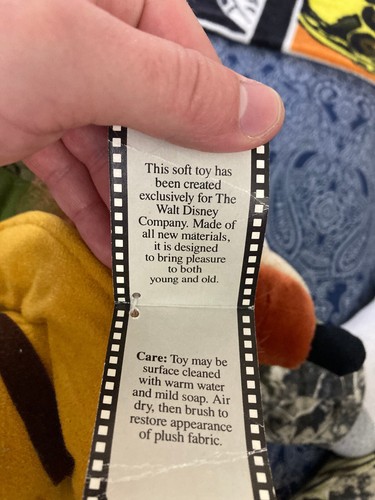 RARE Vintage DISNEY 24” BRER FOX Plush Toy: Song of the South / Splash Mountain! - Picture 5 of 6