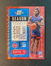 2020-21 Panini Contenders Optic ASIA #19 Isaiah Stewart RC T-Mall Red Wave Prizm