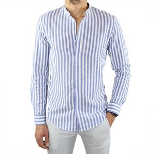 camicia uomo celeste