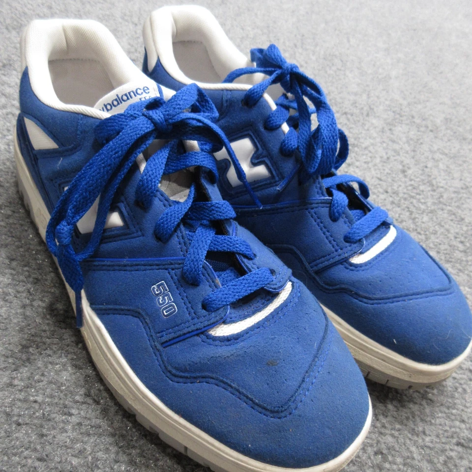 New Balance Zapatos Niños EE. UU. 6.5 Azul 550 GSB550NA Tenis Equipo Gamuza Real Informal Foto 2 de 4