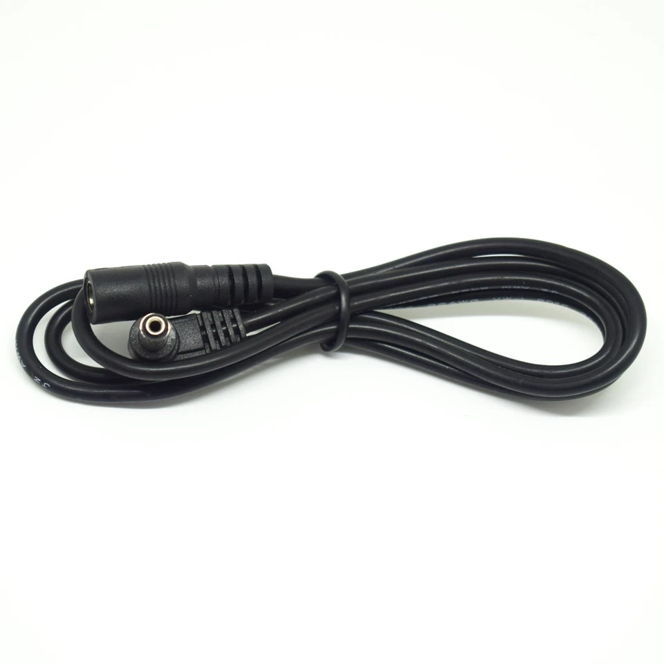 10pcs 1M/3.3FT DC Power Right Angle 5.5x2.1mm Male To Female Extension Cabble - Image 4 of 4