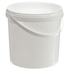 Plastic Buckets Tubs Containers with Tamper Evident Lids 0.5L 1L 3L 5L 10L 25L