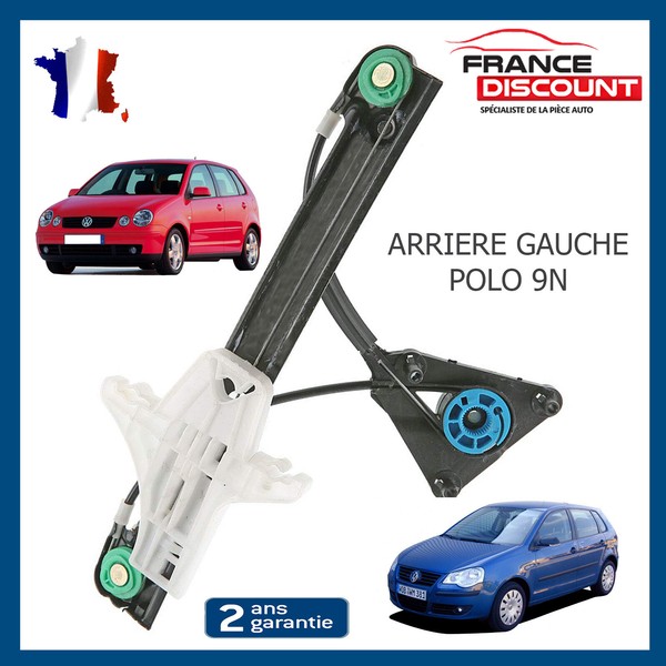Fensterheber Mechanismus Hintere Links FüR VW Polo 9N 5 TüRen - 6Q4839461-image