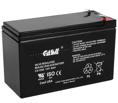 Casil 12v 8ah for APC Back-UPS CS 500, BK500, BK500BLK UPS Battery