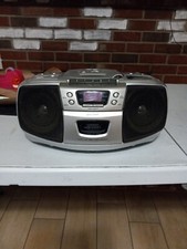 Lenoxx Sound CD-102 Boombox CD Cassette Radio Stereo System ONLY RADIO WORKS