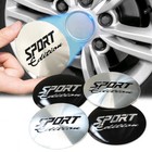 4pcs SPORT Edition 56mm Car Wheel Hub Center Caps Cover Badge Emblem Accessories