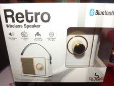 Bluetooth Retro Radio Shaped Wireless Speaker--Brand New
