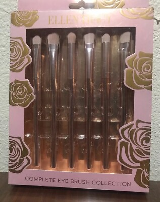 Ellen Tracy Complete Eye Brush Collection  - new - boxed 6 Pieces