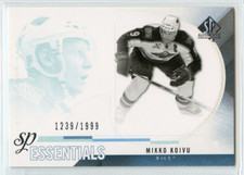 2010-11 SP Authentic Hockey Essentials - #172 - Mikko Koivu -  Minnesota Wild