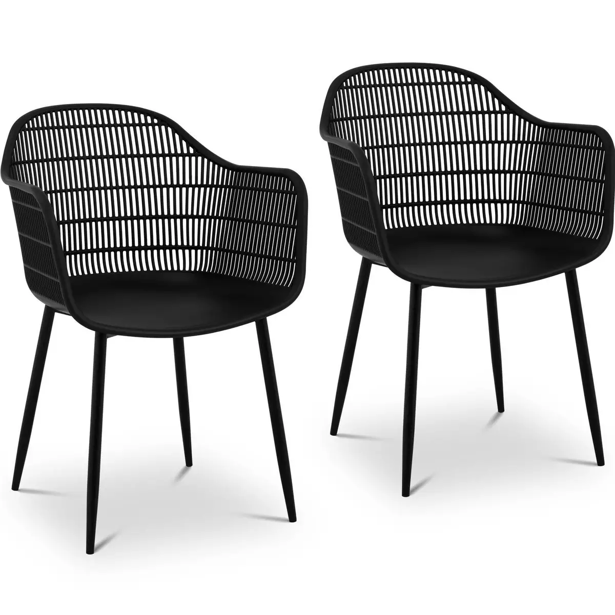 Moulded plastic 2024 dining chairs