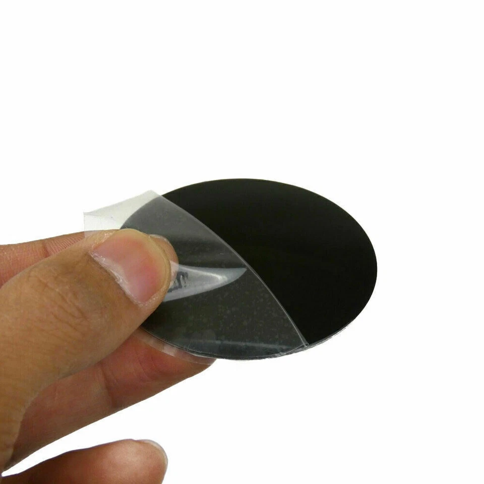 4pcs Black Universal Car Wheel Center Hub Cap Sticker Decal 56mm DOME SHAPE - Изображение 4 из 4