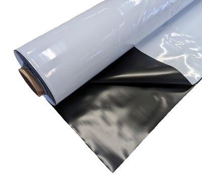 Silofolie 5,0m x 4,0m UV-stabil Folie Plane schwarz-weiß Abdeckfolie lichtdicht