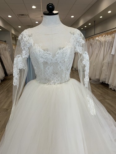Blush by Hayley Paige Pippa Ivory Size 