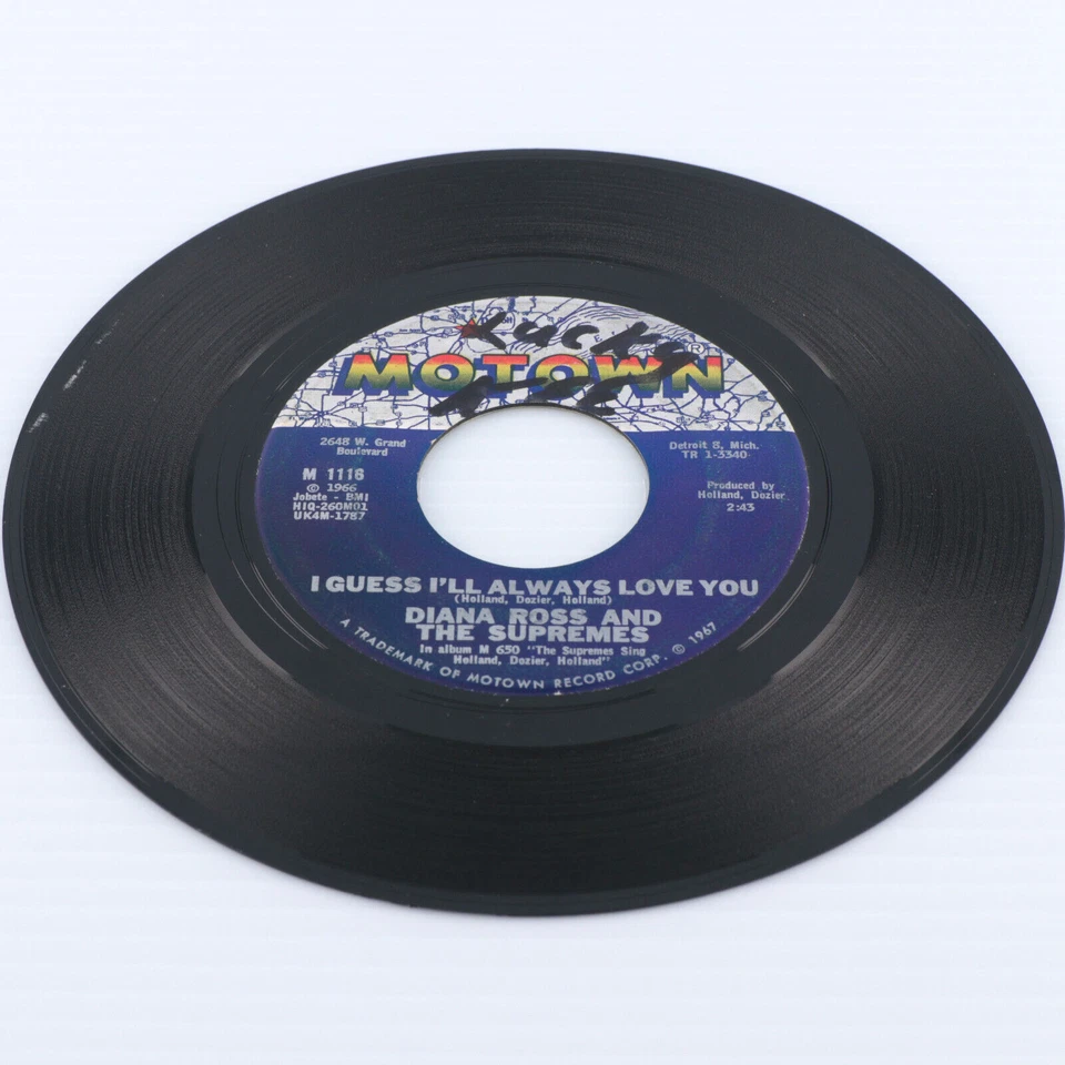 Diana Ross And The Supremes – In And Out Of Love/I Guess 45 rpm Vinyl 7" Single - Image 3 of 4
