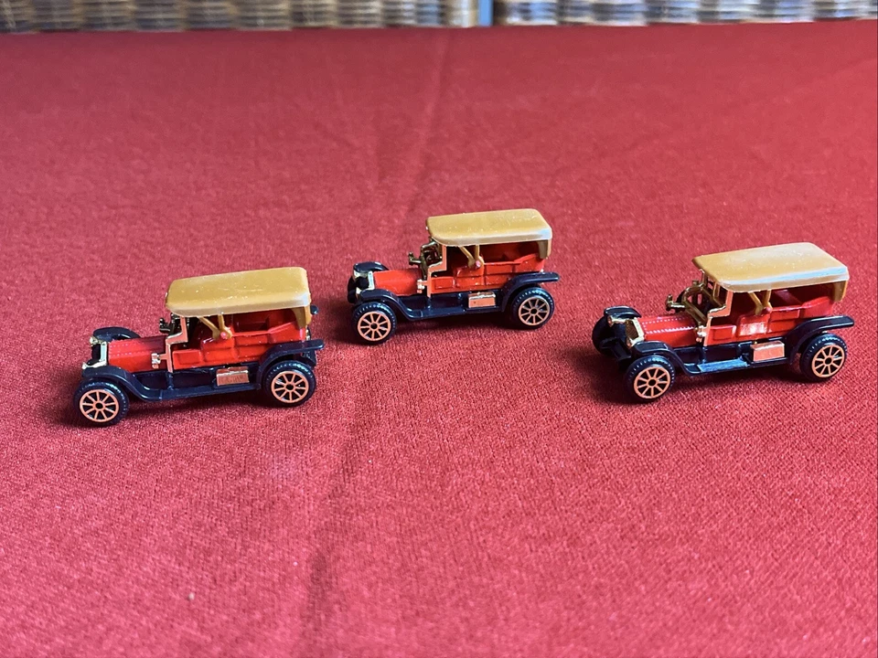 3 1910 Pierce Arrow Collectible Miniature Die-Cast Toy Cars by Readers Digest - Image 2 of 4