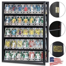 35 Graded Baseball Football Hockey Sports Trading Cards Display Case Clear View